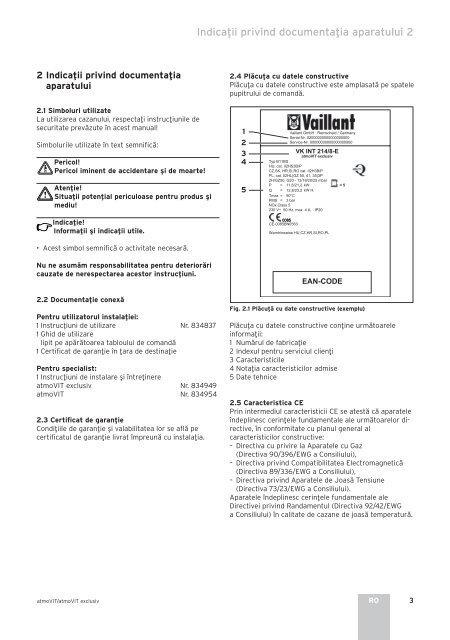 atmoVIT / atmoVIT exclusiv - Vaillant