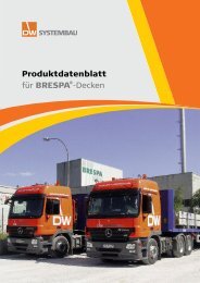 Produktdatenblatt für BresPa®-Decken - DW Systembau GmbH