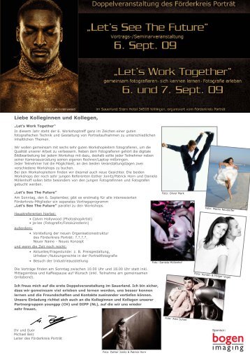 Let's Work Together - FotoWerkstatt M. Belz, W. Kornfeld GbR