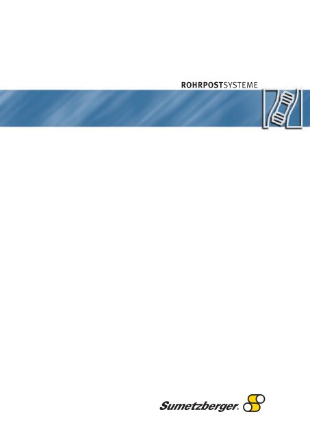 Broschüre - Rohrpostsysteme - Sumetzberger
