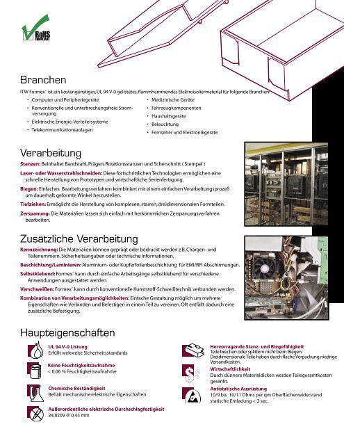 Flammhemmendes Elektroisoliermaterial und - ITW Formex