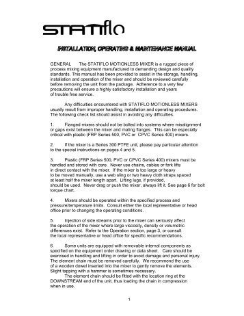 Statiflo Motionless Mixer General Installation.pdf