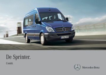 Download de brochure van Sprinter Combi (PDF) - Mercedes-Benz