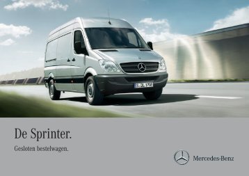 De Sprinter. - Mercedes-Benz