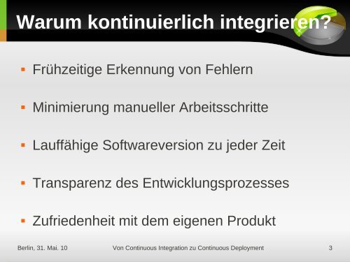 Von Continuous Integration zu Continuous ... - Manuel Pichler