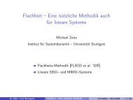 Flachheit -- Eine nützliche Methodik …