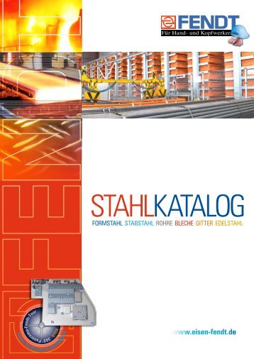 Stahlkatalog komplett - Eisen Fendt GmbH