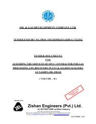 Zishan Engineers (Pvt.) Ltd. - OGDCL
