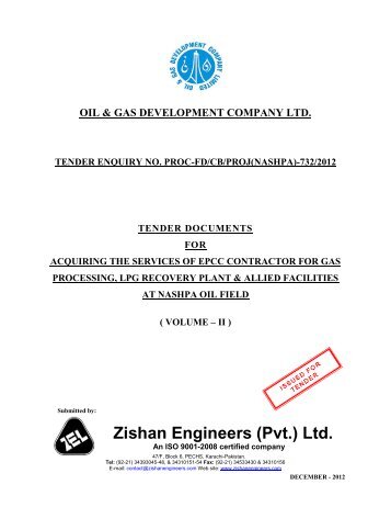 Zishan Engineers (Pvt.) Ltd. - OGDCL