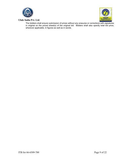 U6509-3104 ABM Fire Fighting Package Tender ... - Bharat Petroleum