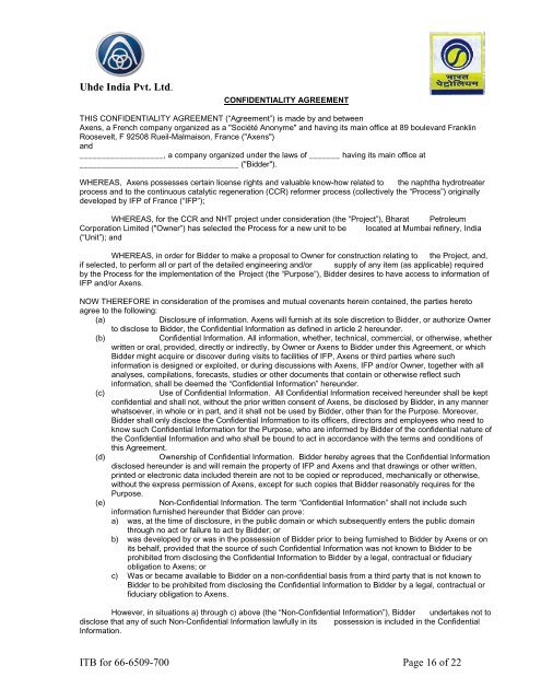 U6509-3104 ABM Fire Fighting Package Tender ... - Bharat Petroleum