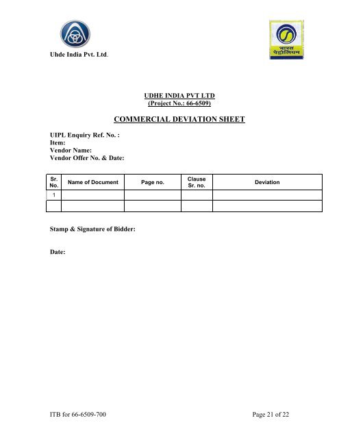 U6509-3104 ABM Fire Fighting Package Tender ... - Bharat Petroleum