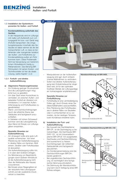 Planungs- und Montagehandbuch - Benzing Ventilatoren Startseite