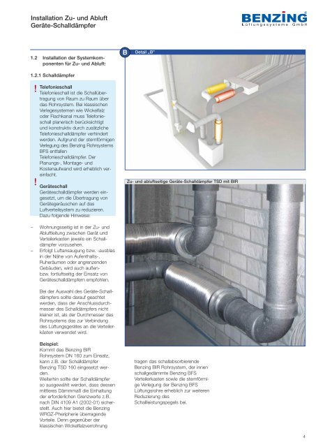 Planungs- und Montagehandbuch - Benzing Ventilatoren Startseite