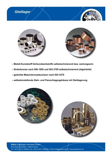 TEST - GeDe Kugellager Vertriebs GmbH