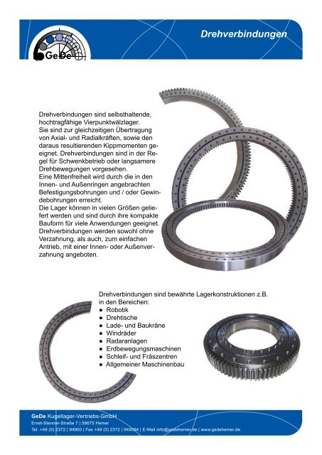 TEST - GeDe Kugellager Vertriebs GmbH