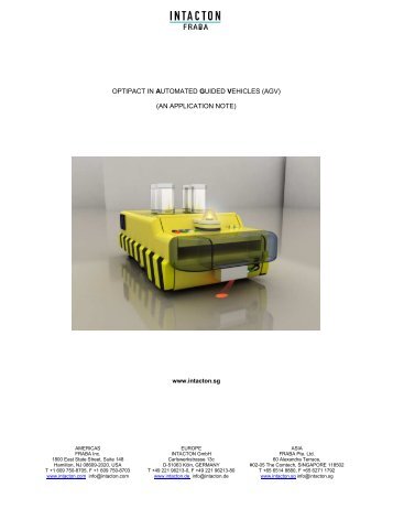 OPTIPACT IN AUTOMATED GUIDED VEHICLES (AGV) (AN ...