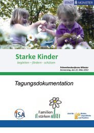 Starke Kinder begleiten - fördern - schützen - Isa