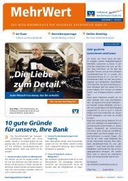 Ausgabe 09.2011 - Volksbank Ganderkesee-Hude eG