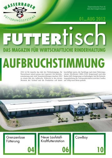 Futtertisch 08/2012 - Wasserbauer GmbH