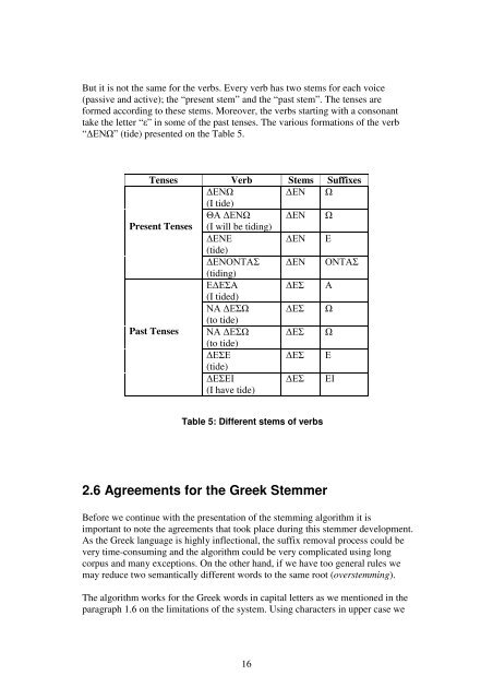Development of a Stemmer for the Greek Language - SAIS