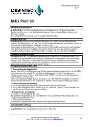 M-Ex Profi 80 - Desintec
