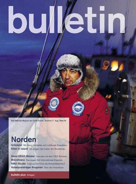 Bulletin 3/09 "Norden" - Credit Suisse eMagazine - Deutschland