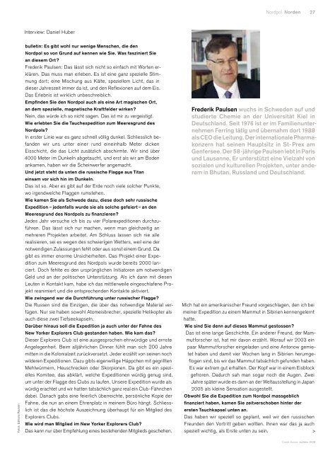 Bulletin 3/09 "Norden" - Credit Suisse eMagazine - Deutschland