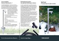NoFrost Frostsichere Außenventile - W. Kirchhoff GmbH