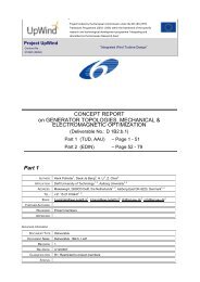 CONCEPT REPORT on GENERATOR TOPOLOGIES ...