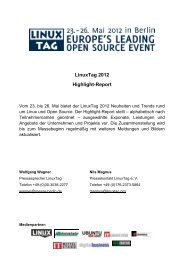 LinuxTag 2012 Highlight-Report