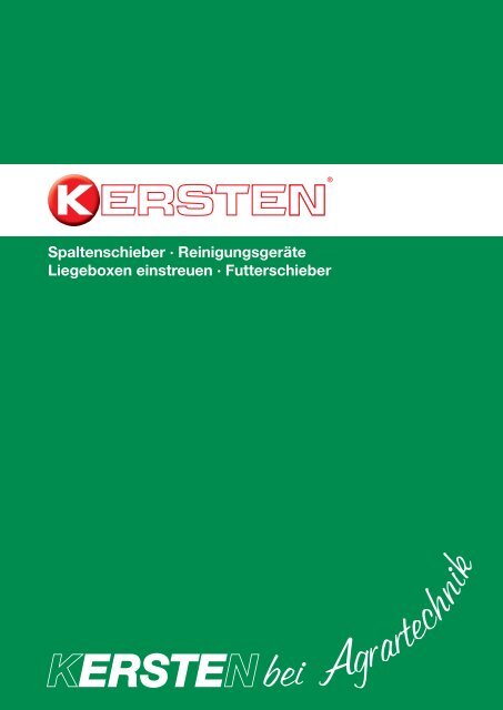 Kersten Broschüre Agrartechnik - Kersten Maschinen GmbH