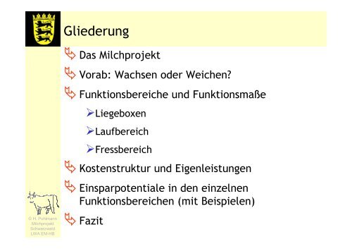 Vom Anbindestall zum Laufstall - Infodienst Landwirtschaft