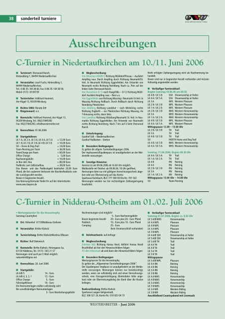 Nr. 6 Juni 2006 4,00 Euro - S. Müller