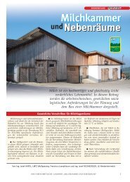 Milchkammer Nebenräume Milchkammer