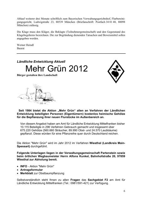 Amtsblatt Nr. 06/2012 vom 09.01.2012 Markt Frammersbach ...