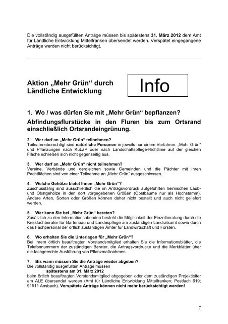 Amtsblatt Nr. 06/2012 vom 09.01.2012 Markt Frammersbach ...