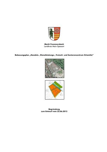 BP Handelszentrum Begruendung 2012-06-25 - Frammersbach