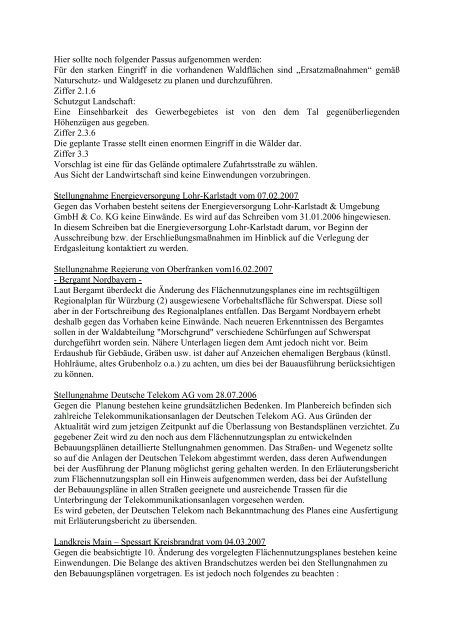 Gemeinderat vom 23.01.2012 Vorstellung der ... - Frammersbach