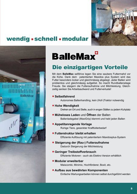 Steigerung der (Rau-) Futteraufnahme - Ballemax