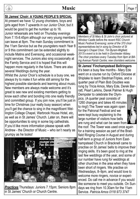 Dec 2012-Jan 2013 Newsletter - Parish of Finchampstead and ...