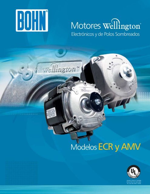 Motores ModelosECR y AMV - Bohn