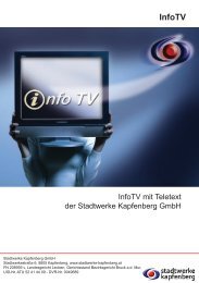 InfoTV - Stadtwerke Kapfenberg GmbH