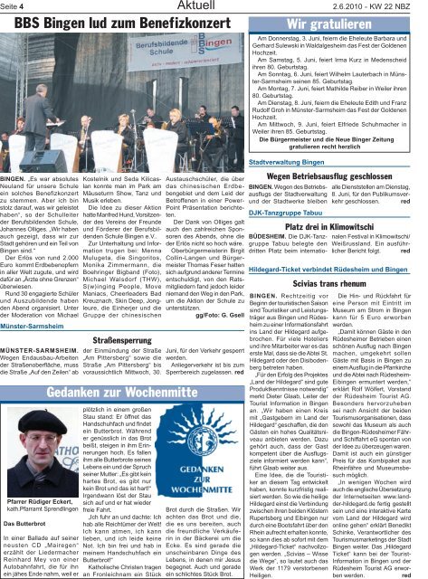 KW22 - Neue Binger Zeitung