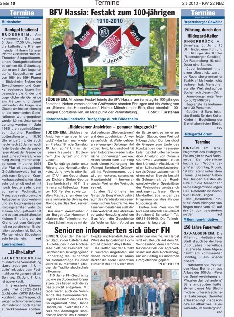 KW22 - Neue Binger Zeitung