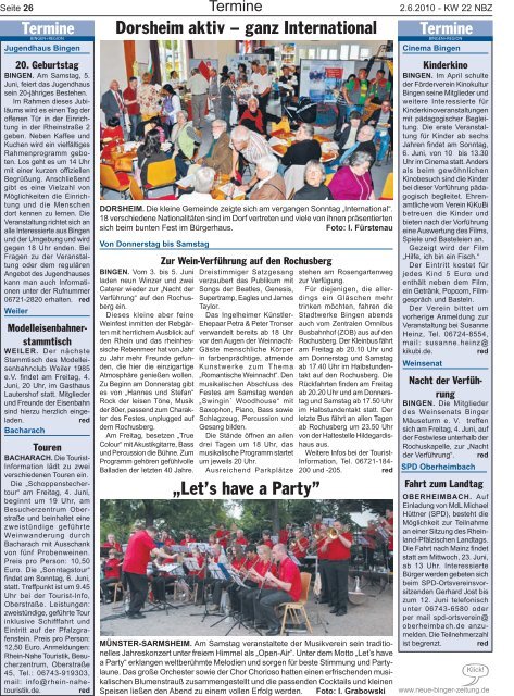 KW22 - Neue Binger Zeitung