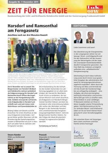 Ausgabe Dezember 2011 - Licht- und Kraftwerke Helmbrechts GmbH