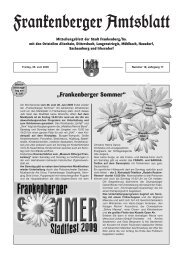 Amtsblatt der Stadt Frankenberg - Nr. 17/12 vom