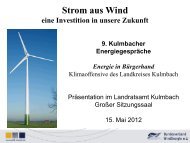 Strom aus Wind - Landkreis Kulmbach