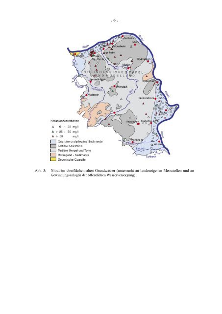 Wasserversorgungsplan - LUWG - in Rheinland-Pfalz